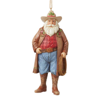 Jim Shore Western Santa Cowboy Ornament