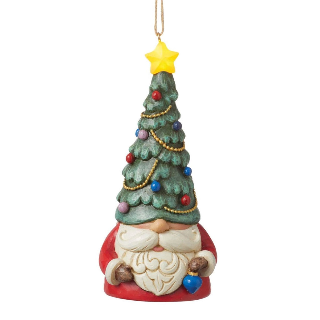 Jim Shore Gnome Tree Hat Ornament