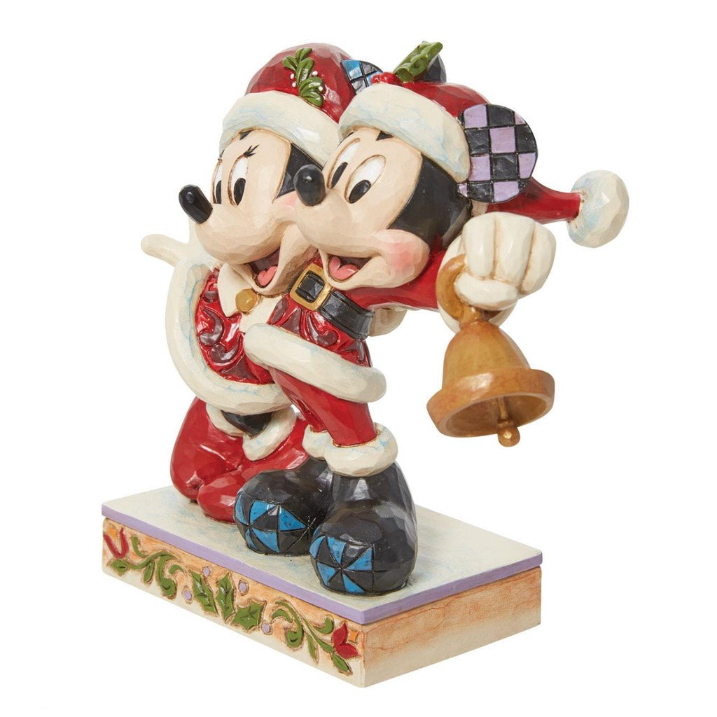 Jim Shore Disney Traditions Minnie & Mickey Santas Figurine