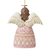 Jim Shore Rose Angel With Heart Ornament