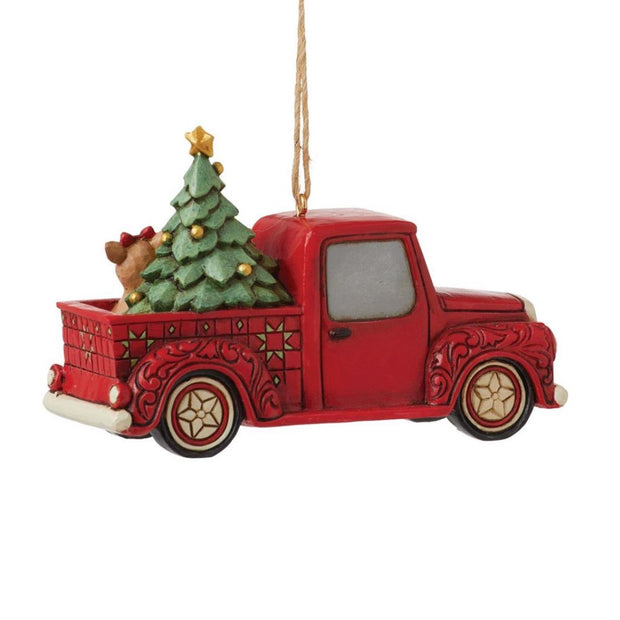 Jim Shore Rudolph in Red Truck Ornament