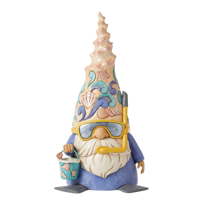 Jim Shore Coastal Snorkel Gnome Figurine