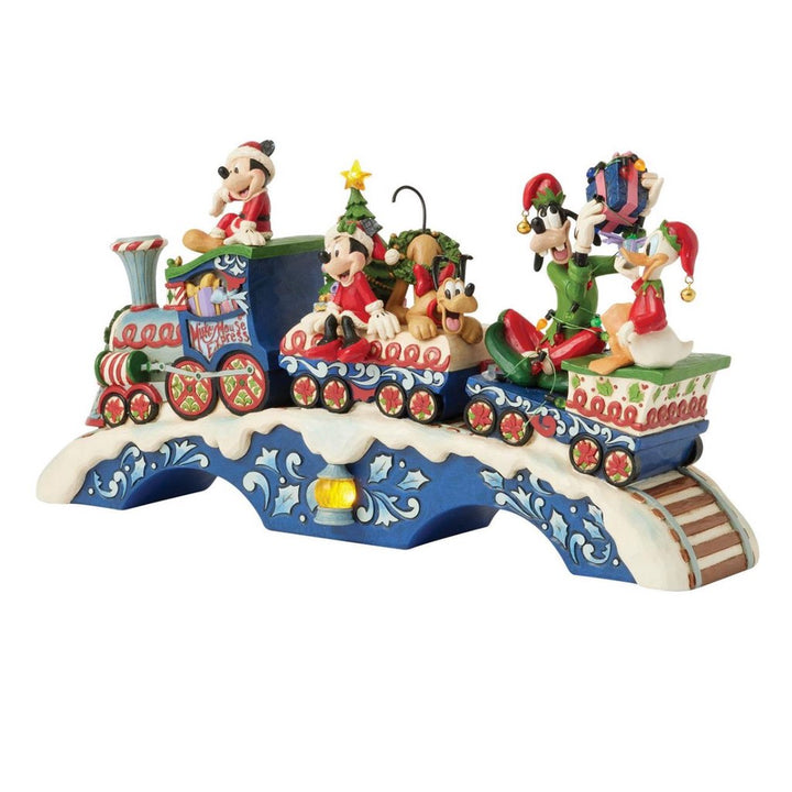 Jim Shore Disney Traditions Mickey & Friends Train Figurine