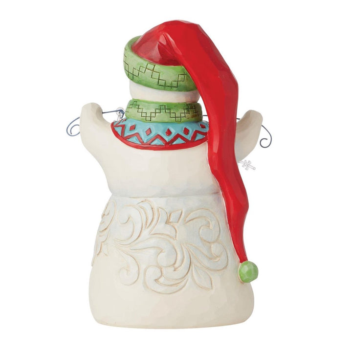 Jim Shore Snowman with Long Hat Figurine