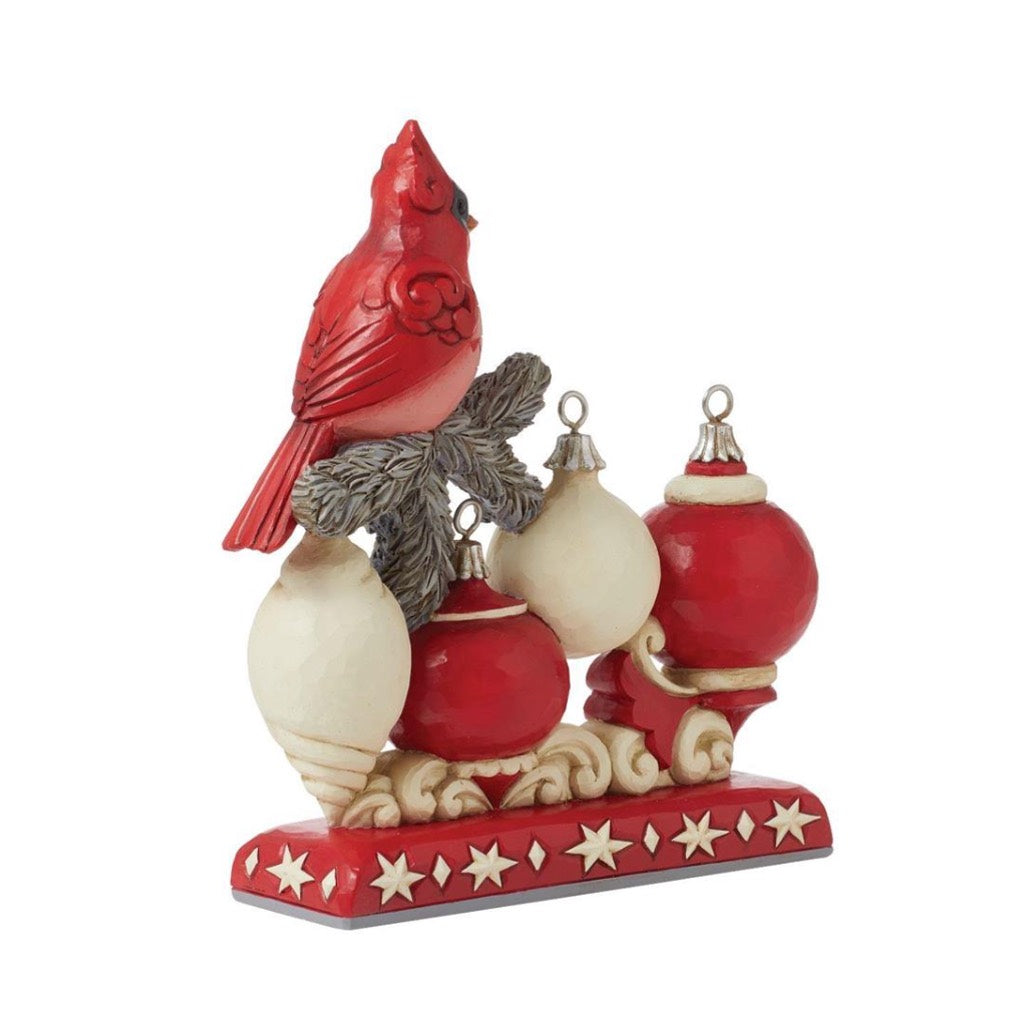 Jim Shore Nordic Noel Christmas Cardinal Figurine - Thumbnail 2