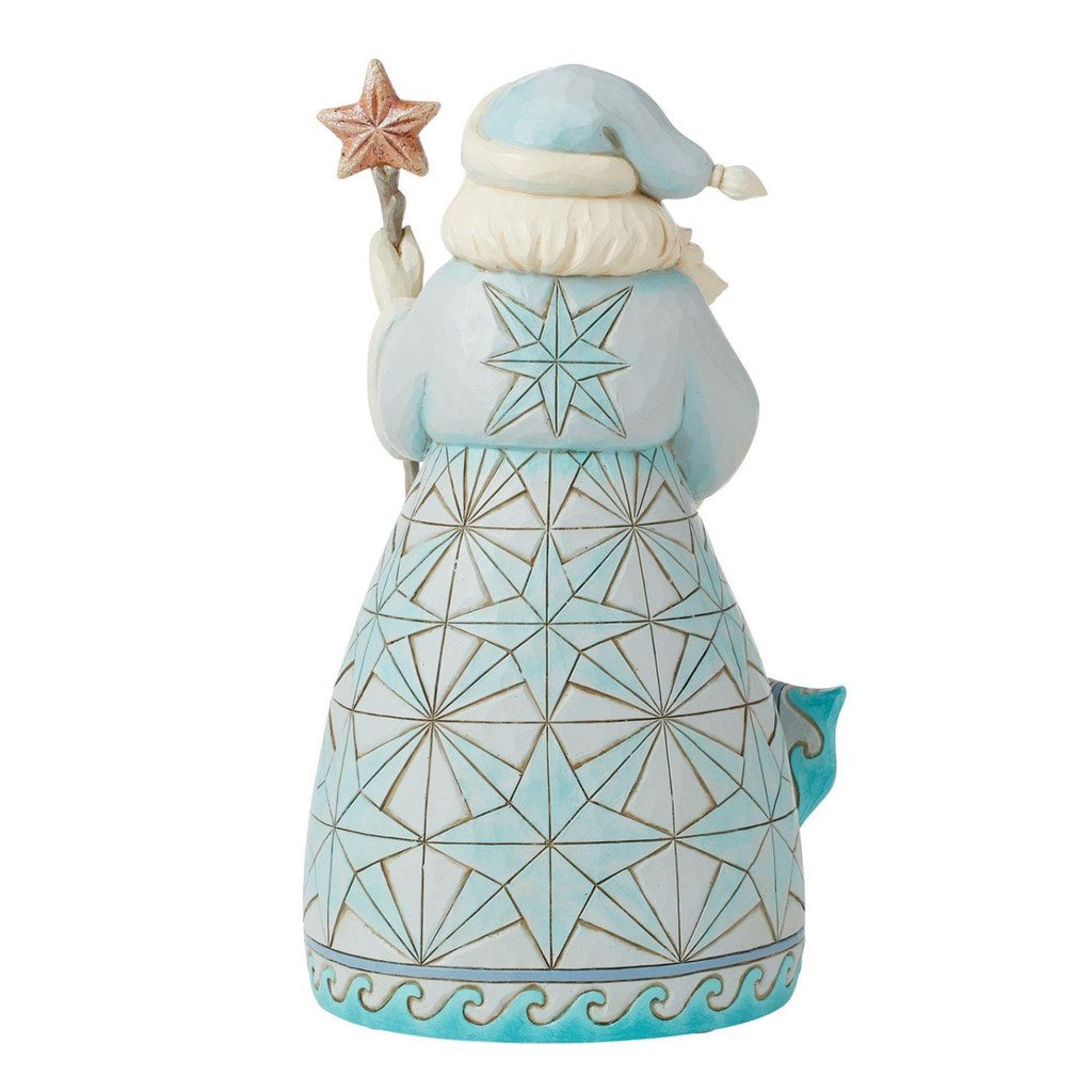 Jim Shore Coastal Santa With Sand Dollar Figurine - Thumbnail 3