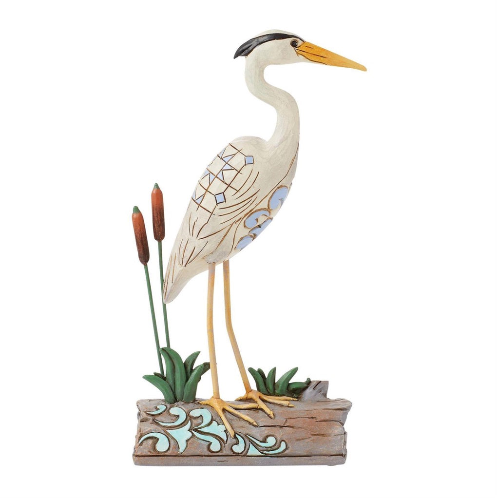 Jim Shore Coastal Blue Heron Bird Figurine - Thumbnail 3