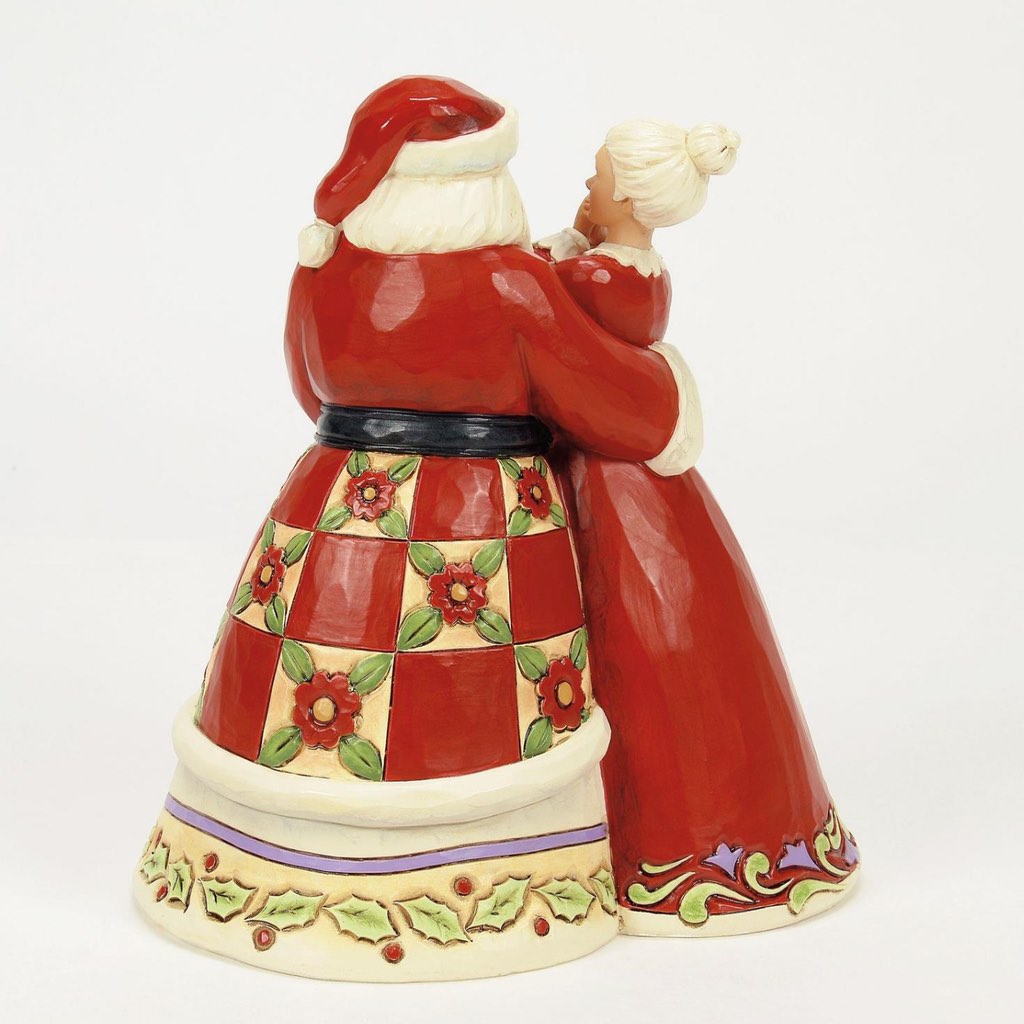 Jim Shore Santa & Mrs. Claus Figurine