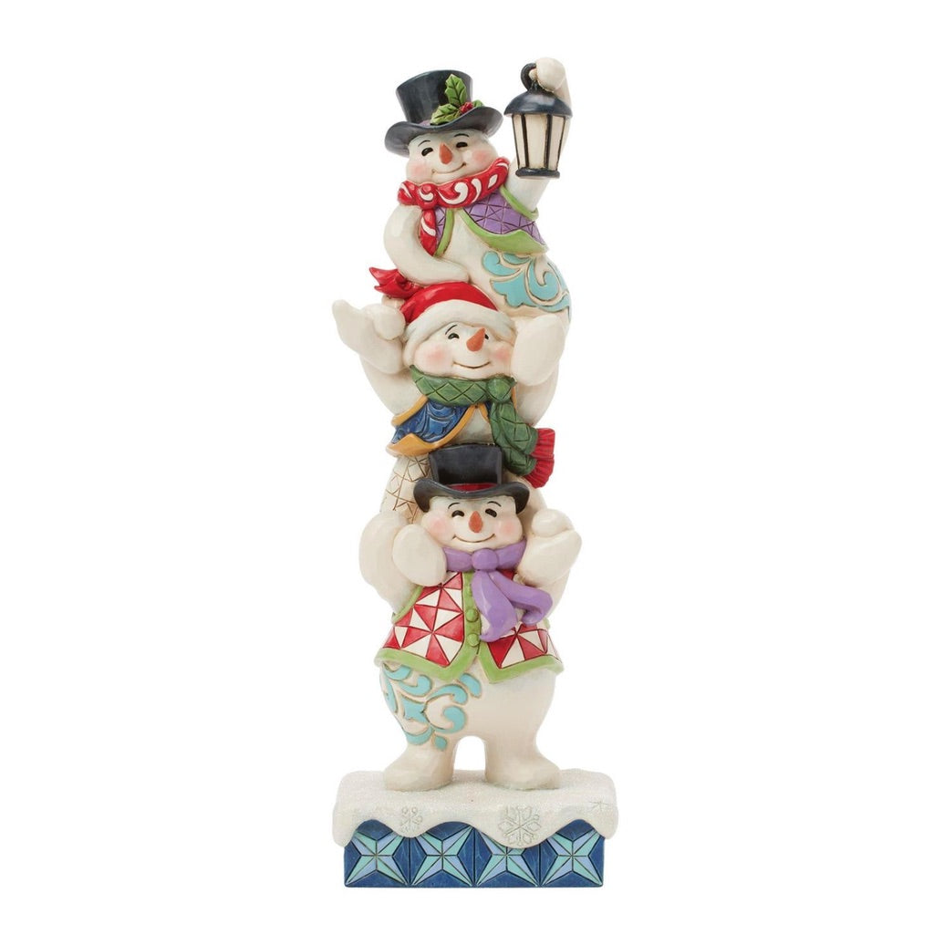 Jim Shore Stacked Snowmen Figurine