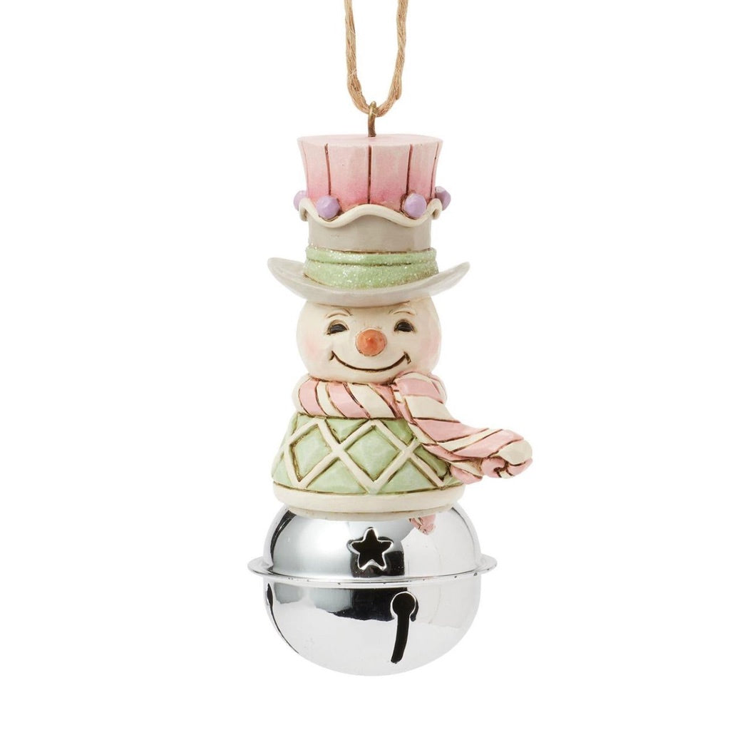 Jim Shore Sweets Snowman Bell Ornament - Thumbnail 4