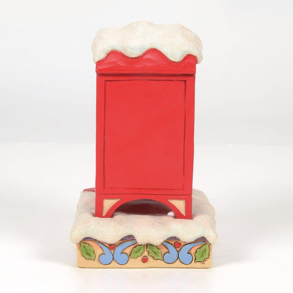 Jim Shore Grinch In Mailbox Figurine