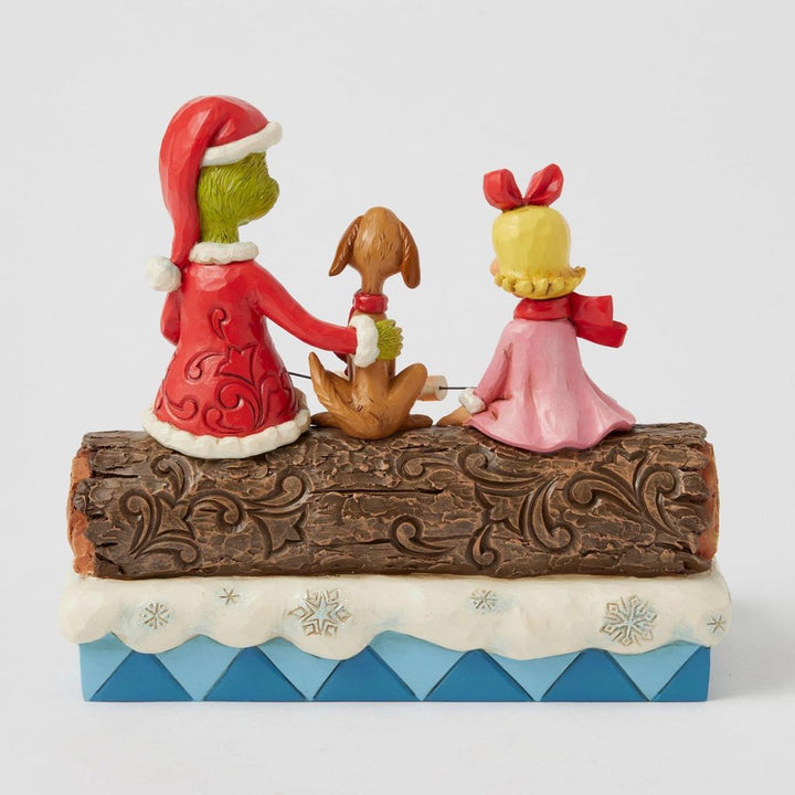 Jim Shore Grinch Max & Cindy Roasting Marshmallows Figurine