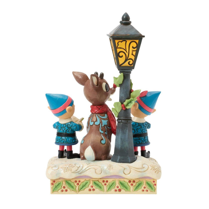 Jim Shore Rudolph & Elves Caroling Figurine