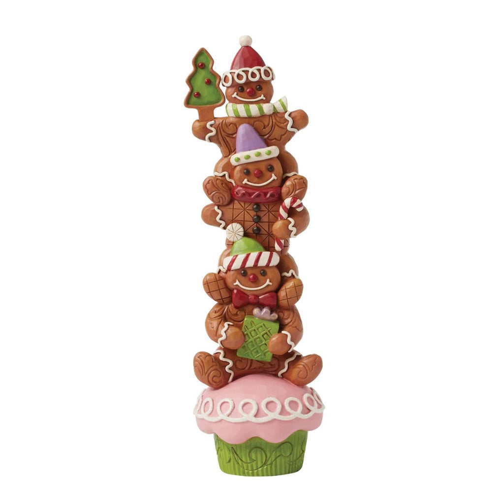 Jim Shore Gingerbread Christmas Stacked Figurine - Thumbnail 5