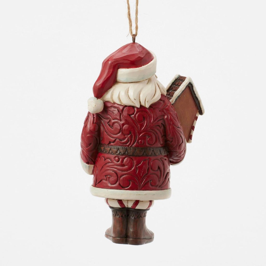 Jim Shore Gingerbread Santa Ornament