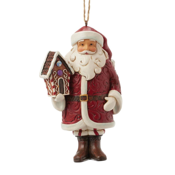 Jim Shore Gingerbread Santa Ornament