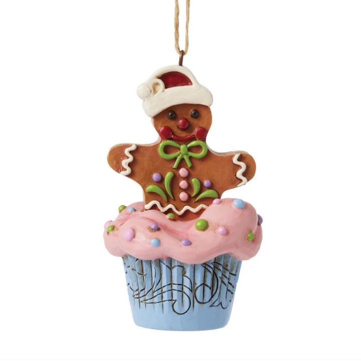Jim Shore Gingerbread Cupcake Ornament
