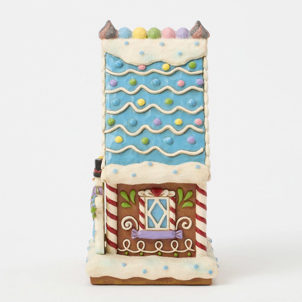 Jim Shore Gingerbread LED Sweet Shop Figurine