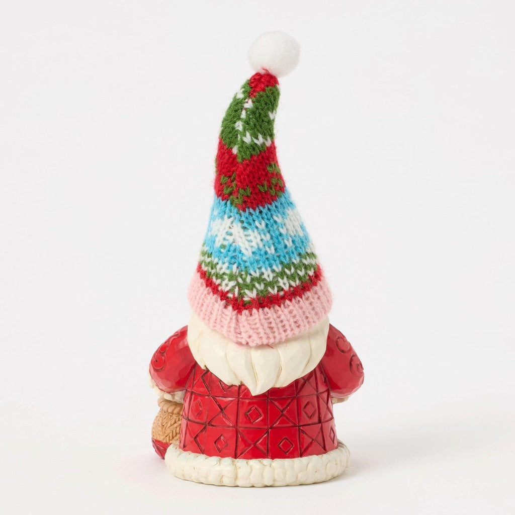Jim Shore Holiday Gnome Knit Hat Figurine