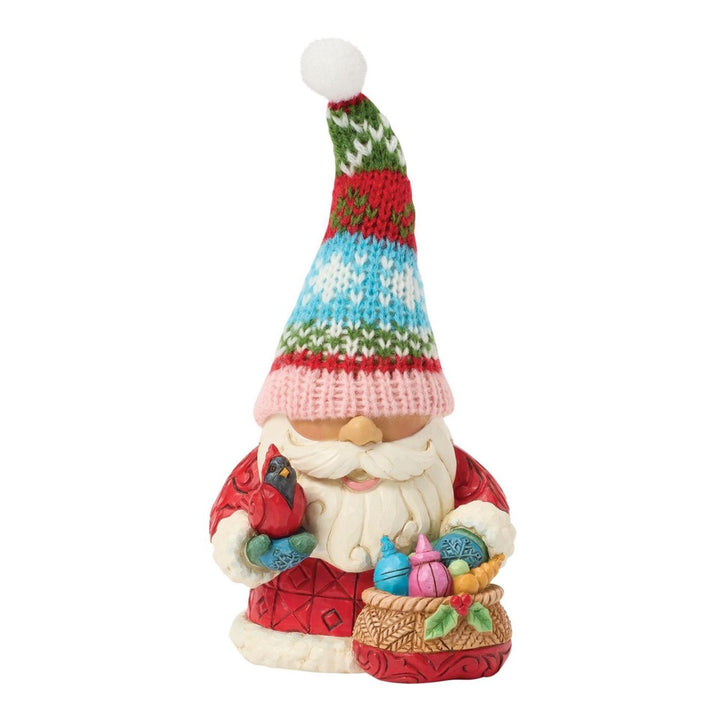 Jim Shore Holiday Gnome Knit Hat Figurine