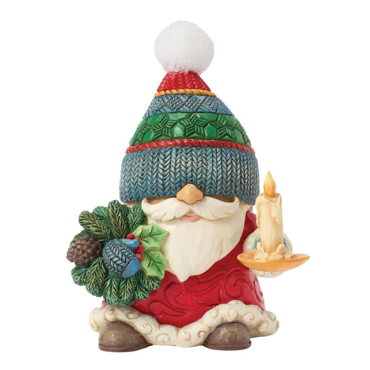 Jim Shore Holiday Gnome Chamber Candle Figurine