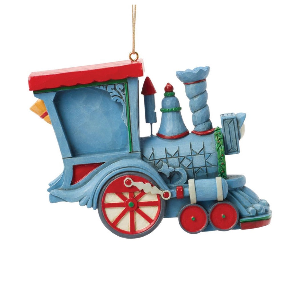 Jim Shore Frosty In Train 2025 Dated Ornament