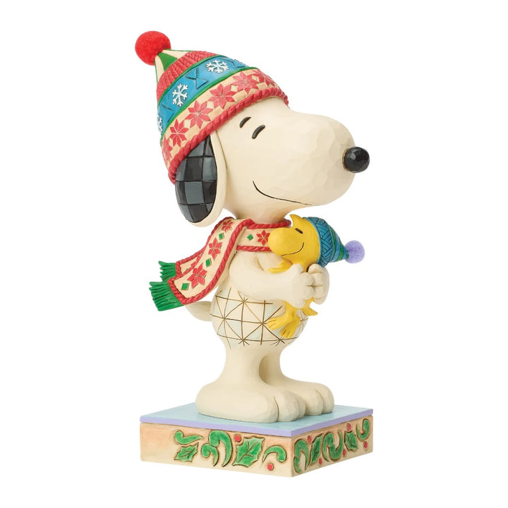 Jim Shore Peanuts Snoopy Hugging Woodstock Figurine
