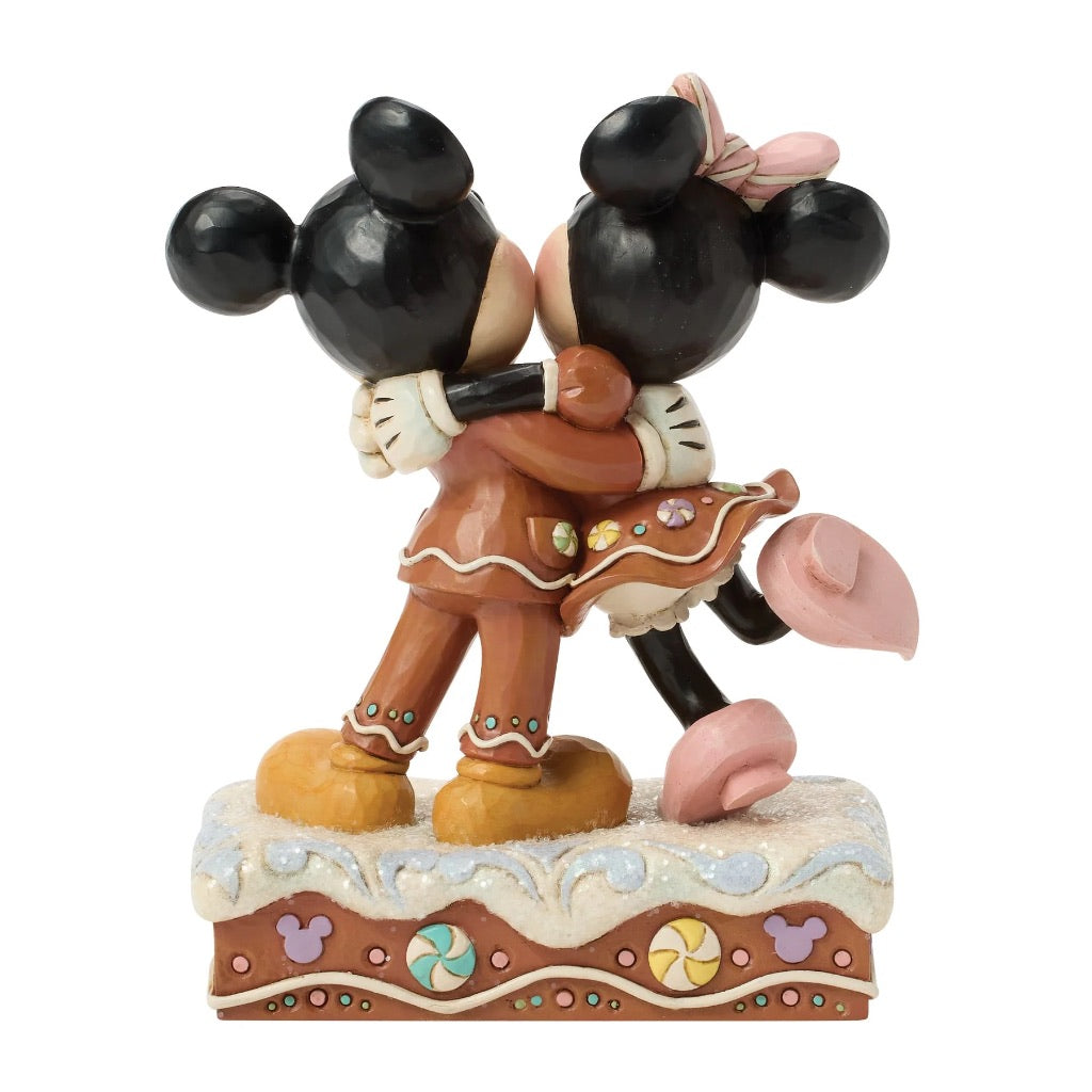 Jim Shore Disney Traditions Mickey & Minnie Gingerbread Figurine
