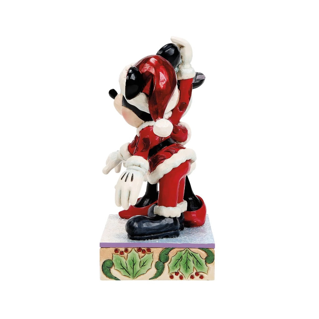 Jim Shore Disney Traditions Mickey & Minnie Mistletoe Figurine