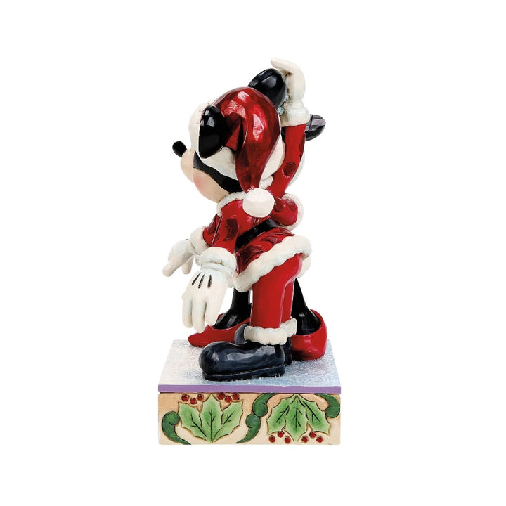 Jim Shore Disney Traditions Mickey & Minnie Mistletoe Figurine