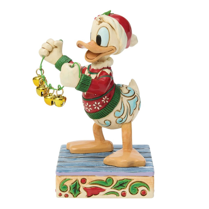 Jim Shore Disney Traditions Donald Duck With Bells Figurine