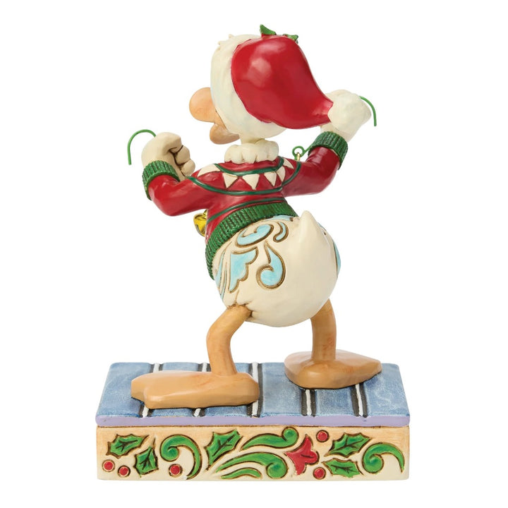Jim Shore Disney Traditions Donald Duck With Bells Figurine