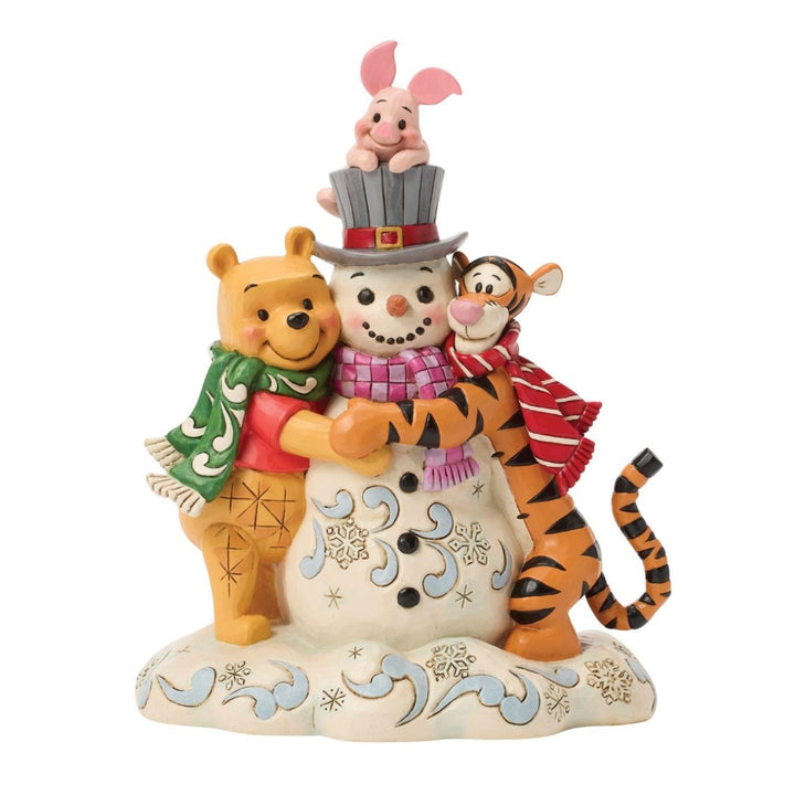 Jim Shore Disney Traditions Pooh & Friends Snowman Figurine