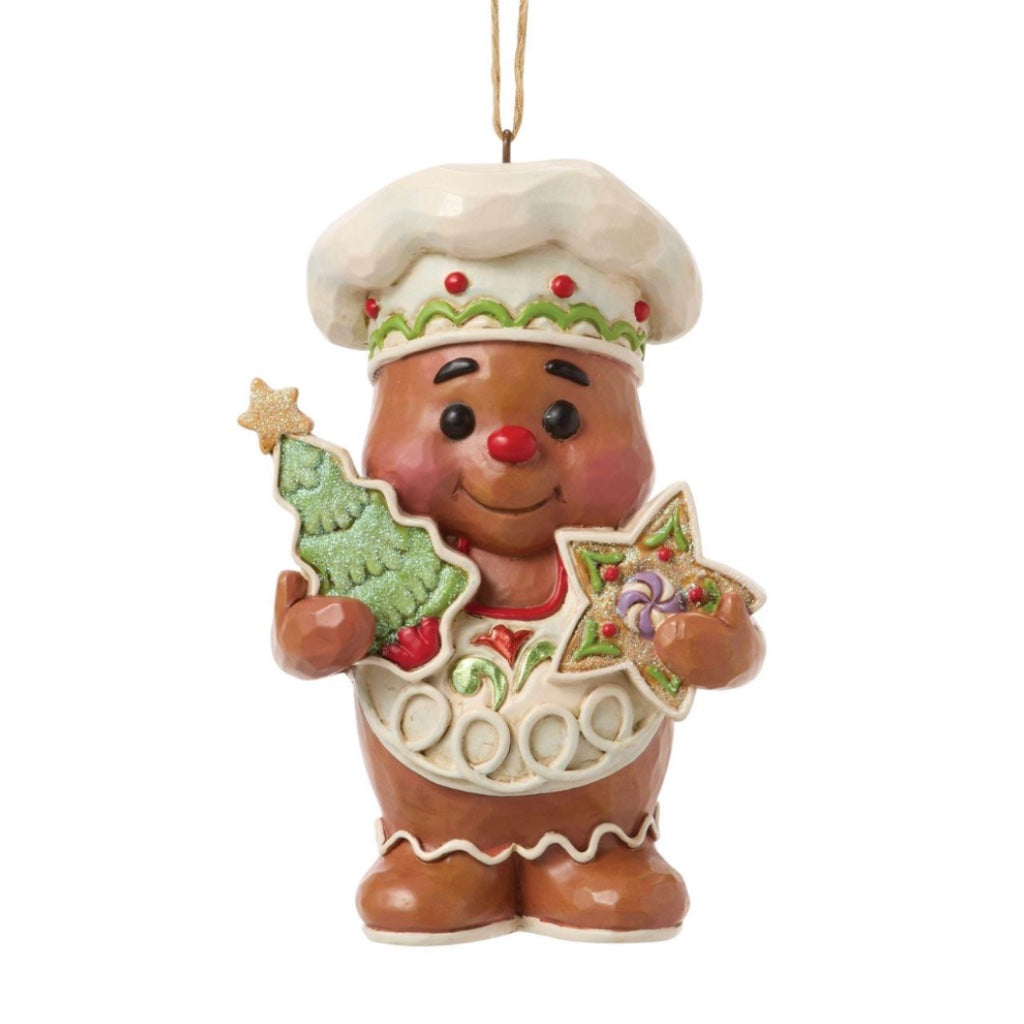 Jim Shore Gingerbread With Cookies Ornament