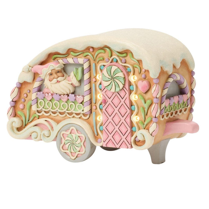 Jim Shore Sweets LED Camper Figurine