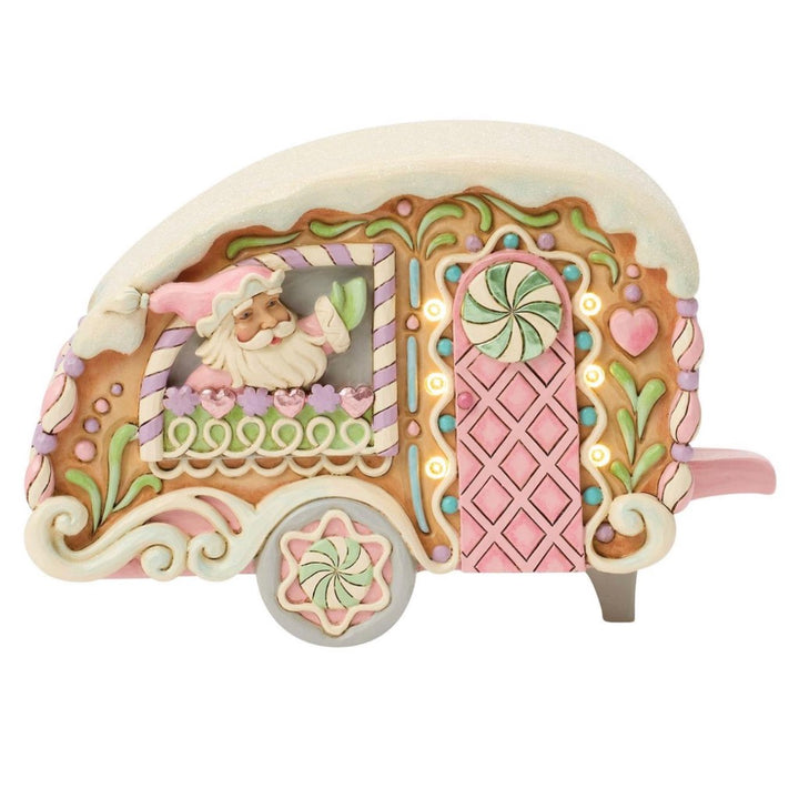 Jim Shore Sweets LED Camper Figurine
