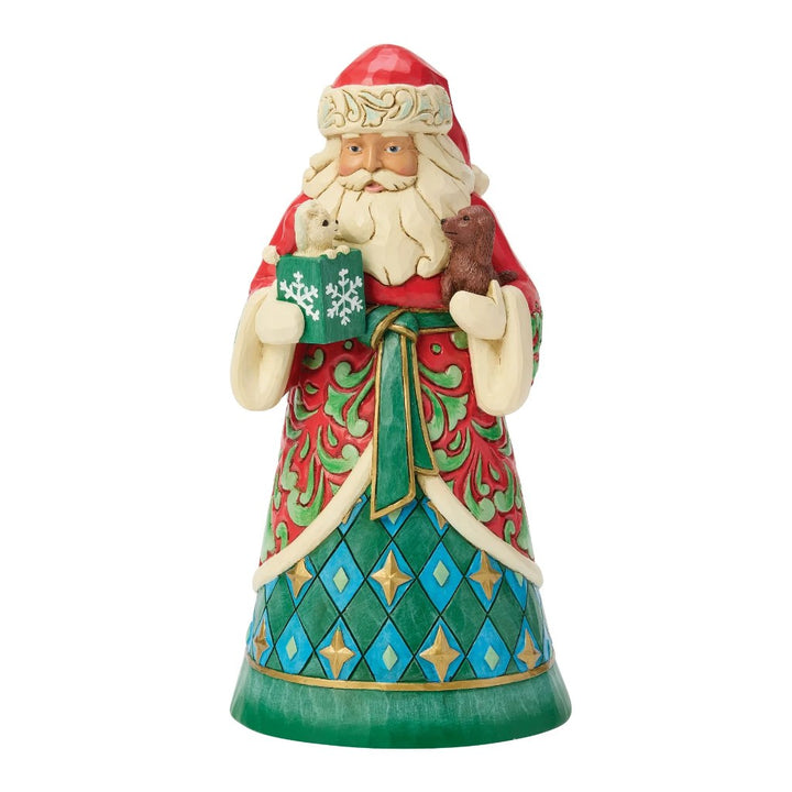 Jim Shore Santa With Rescue Pets Figurine