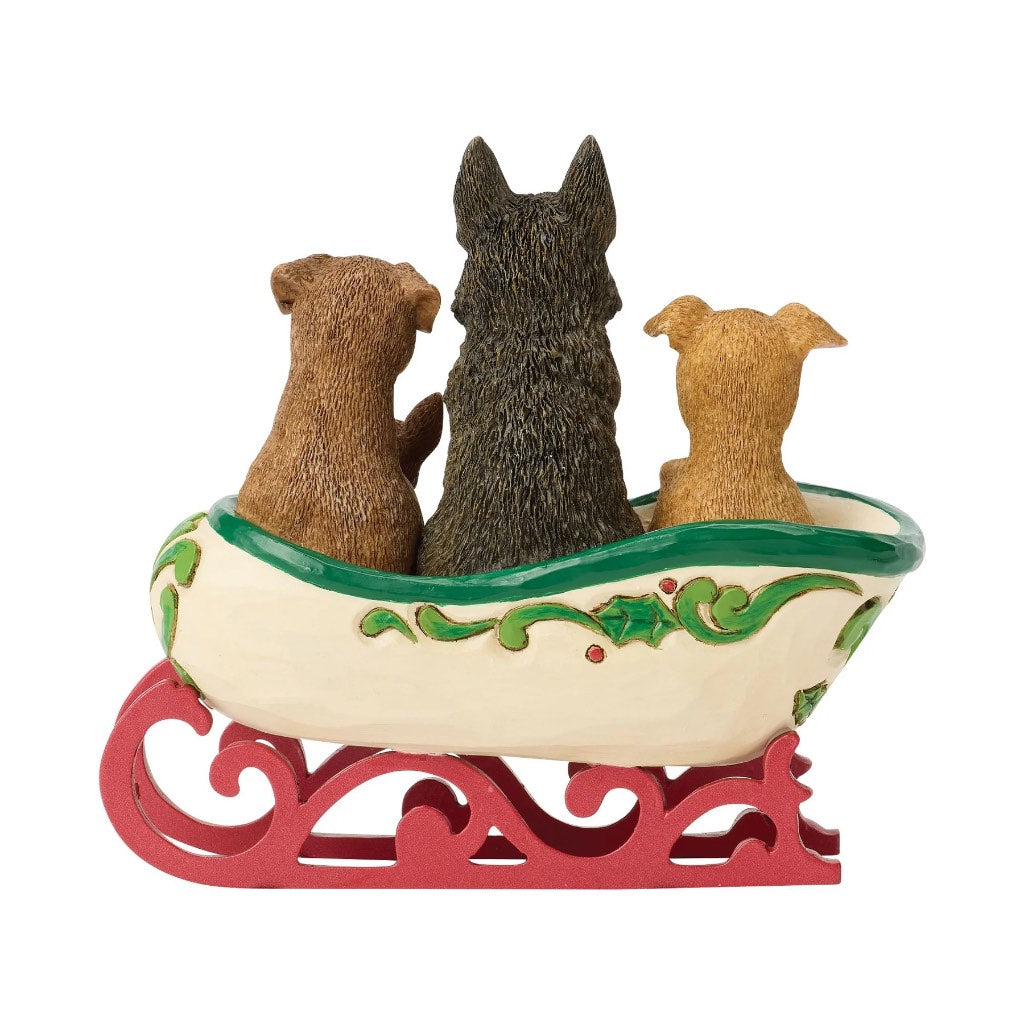 Jim Shore Santa's Rescue Sleigh Figurine