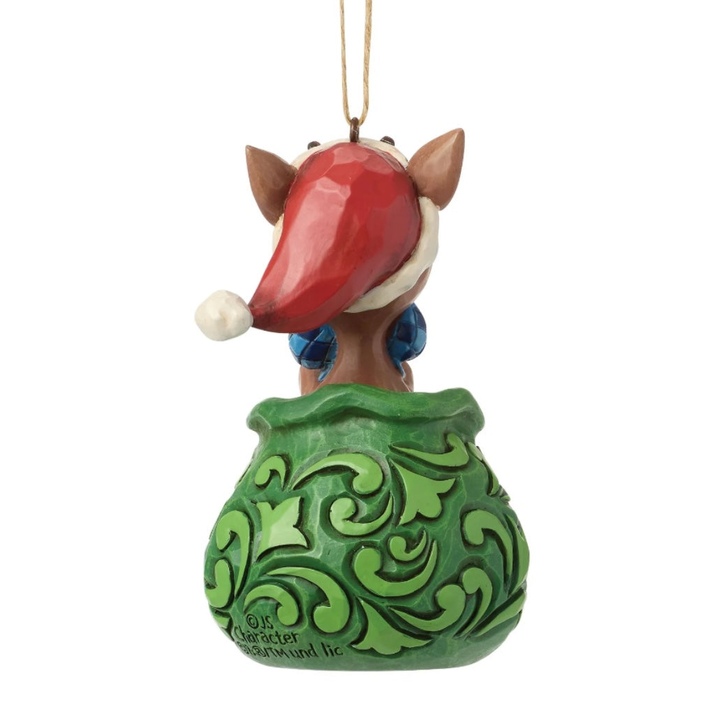Jim Shore Rudolph in Bag 2026 Dated Ornament
