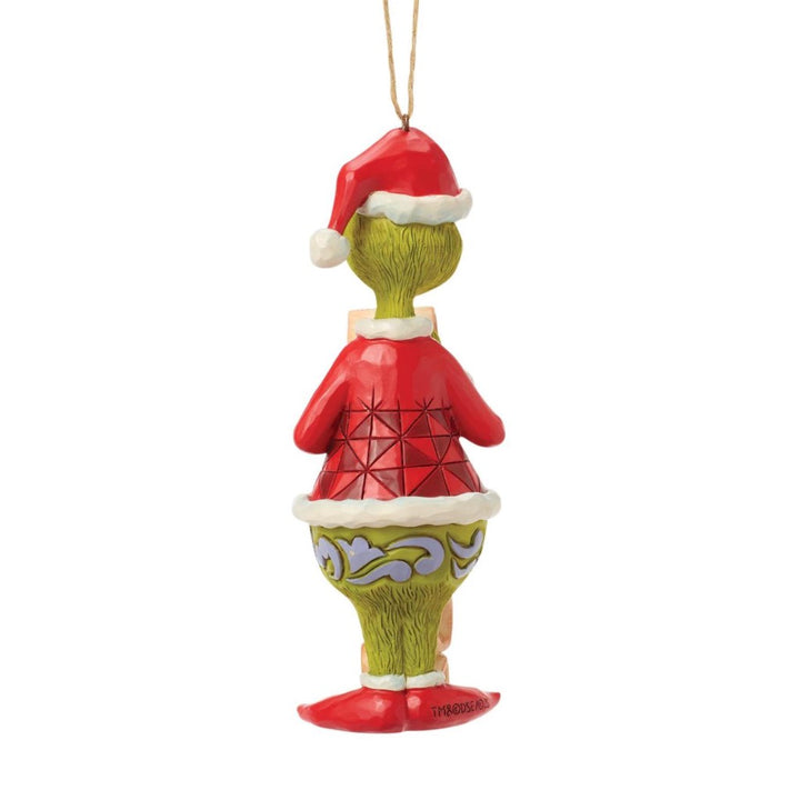 Jim Shore Grinch With List Ornament