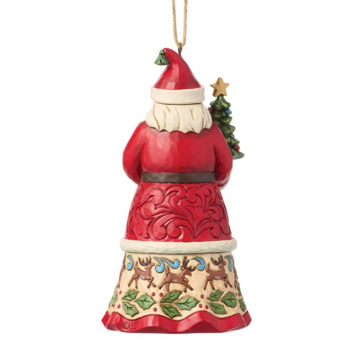 Jim Shore Santa With Gifts Ornament