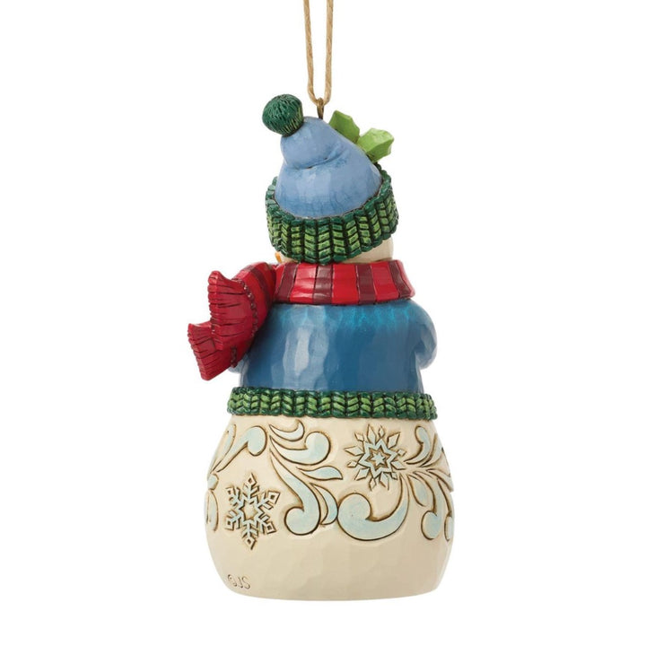 Jim Shore Snowman With Arms Full Ornament