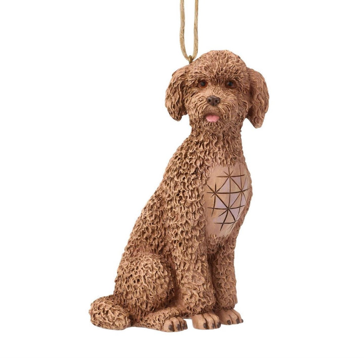 Jim Shore Golden Doodle Dog Ornament