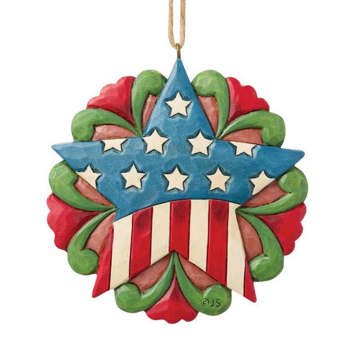 Jim Shore Patriotic Star Ornament
