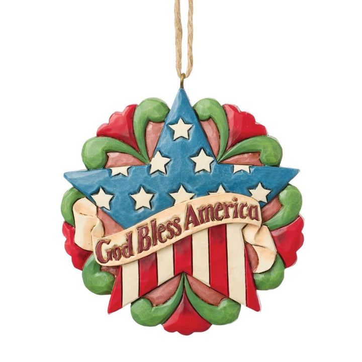 Jim Shore Patriotic Star Ornament