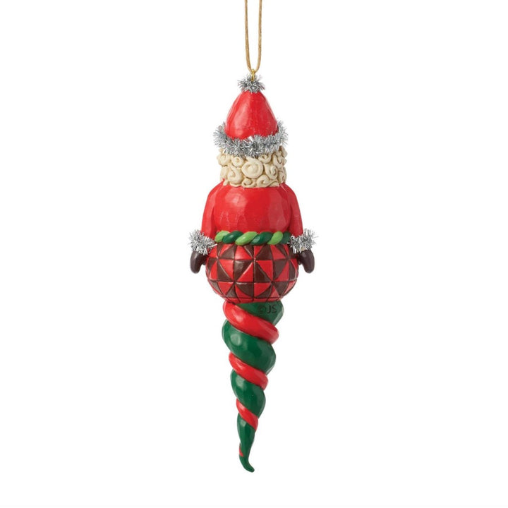 Jim Shore Santa Finial Shape Ornament
