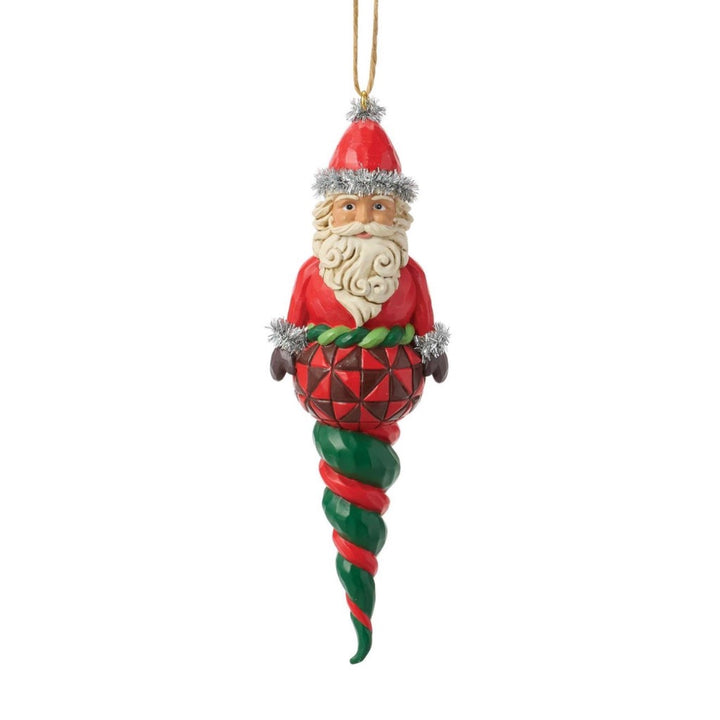 Jim Shore Santa Finial Shape Ornament