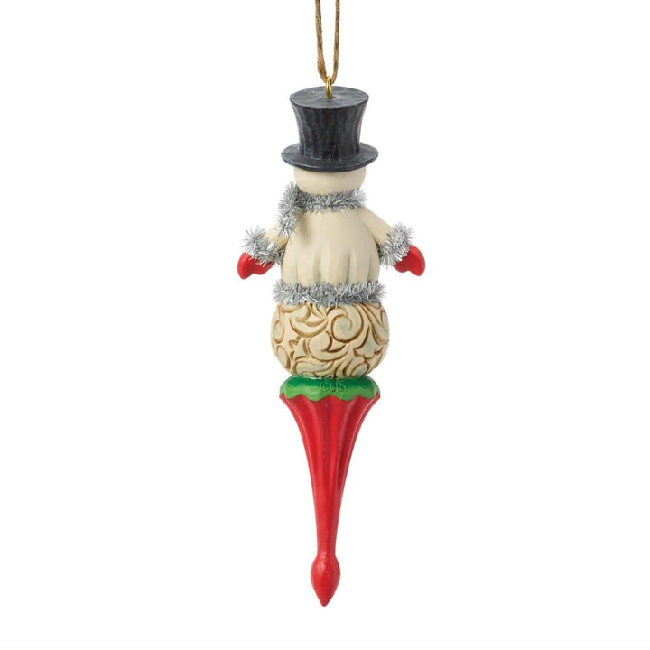 Jim Shore Snowman Finial Ornament