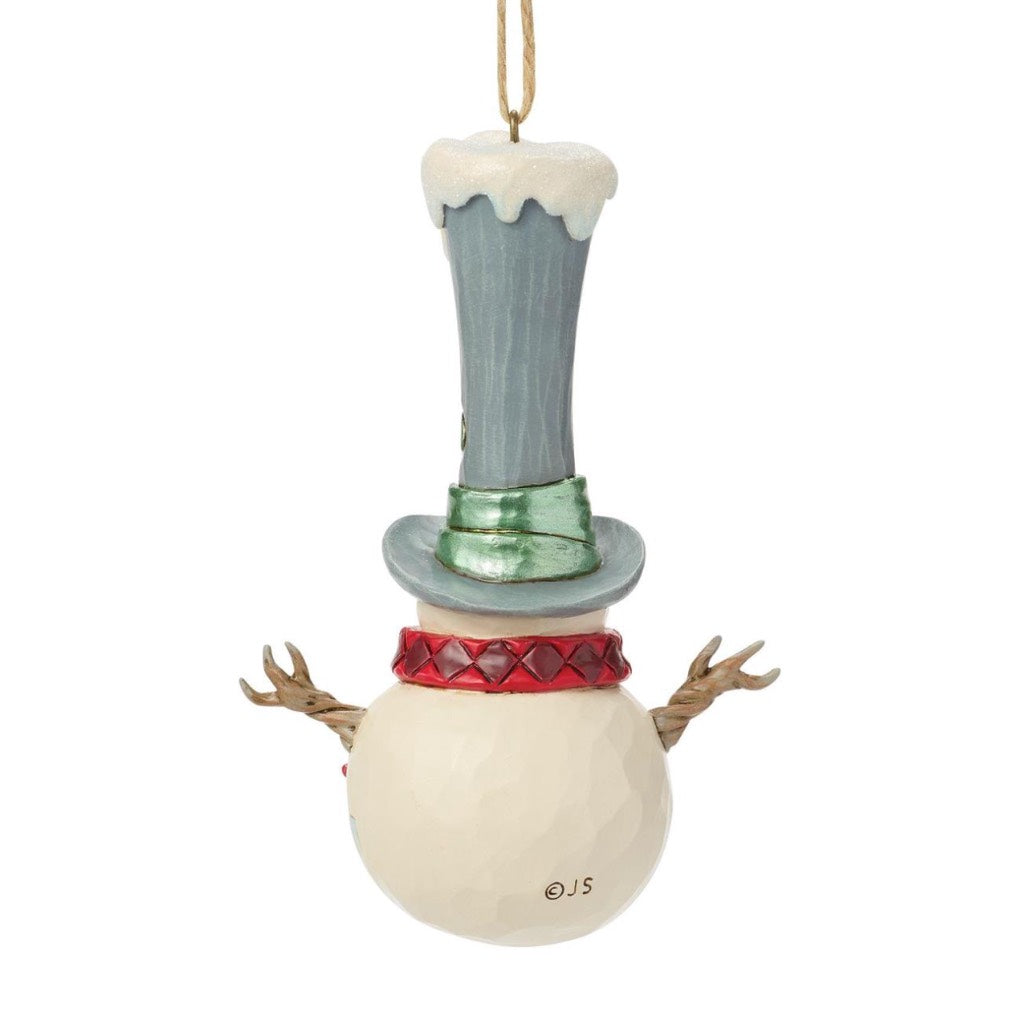 Jim Shore Snowman Tall Top Hat Ornament