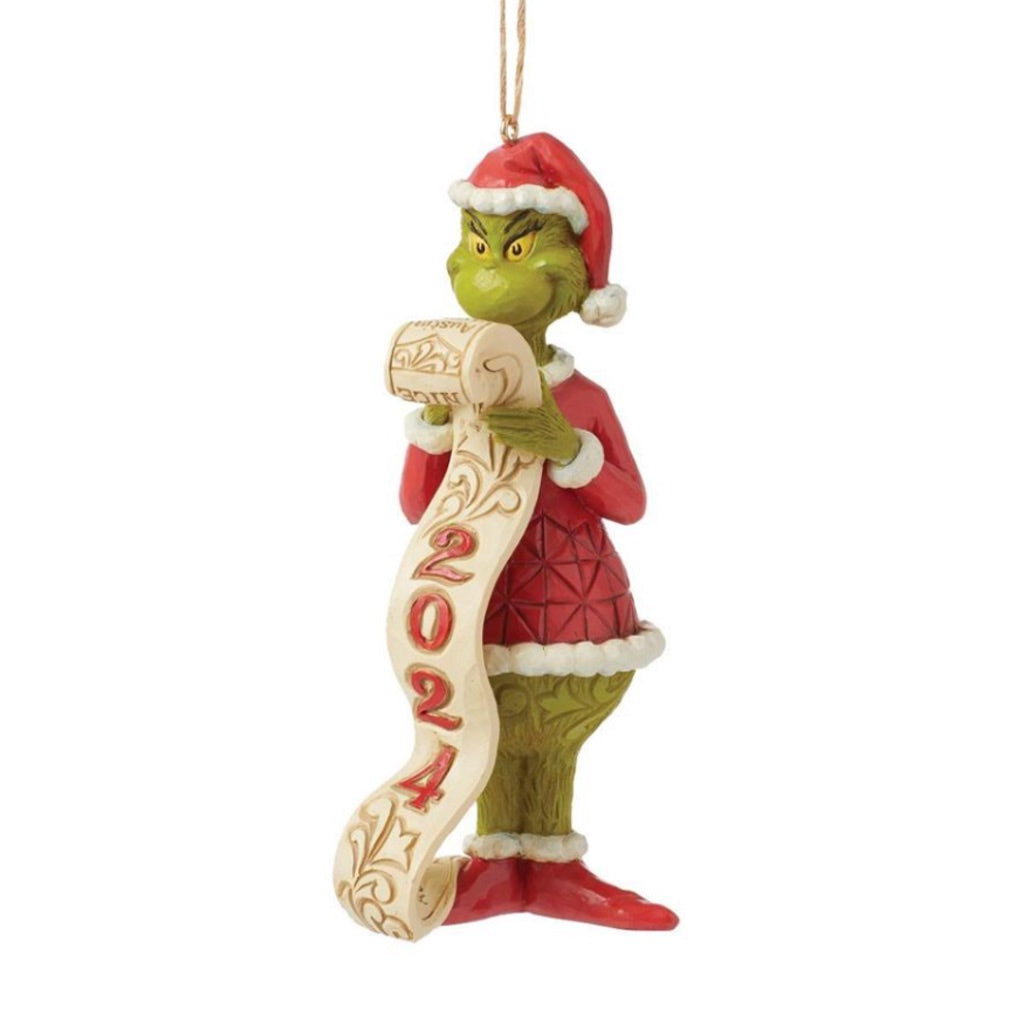 Jim Shore Grinch 2024 Dated Ornament